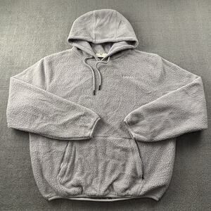 YoungLA Hoodie Adult Large Gray Long Sleeve Fleece Sweater Casual Men's